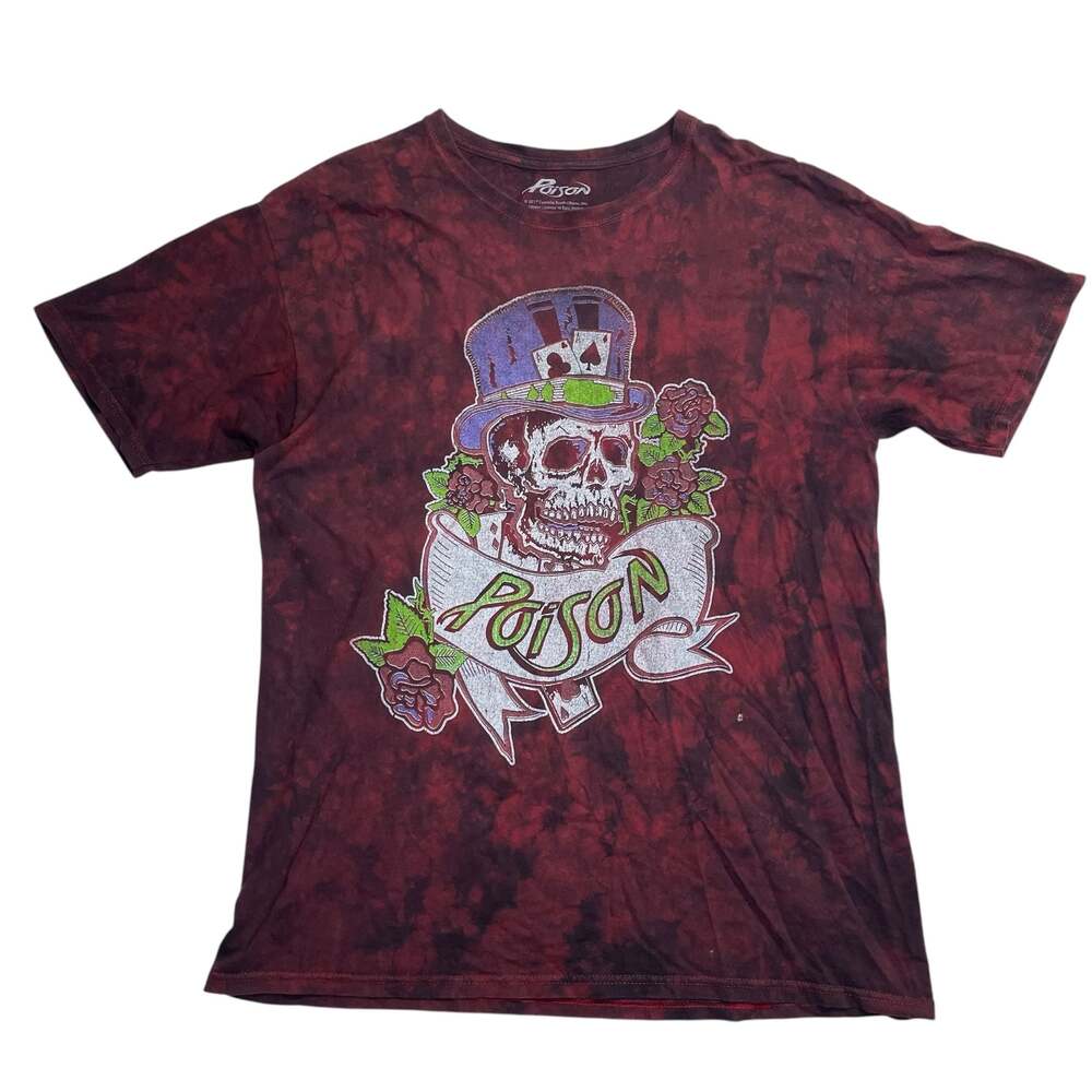 Poison Dragging The Cat Across America ‘87 Tie Dye T-Shirt Men’s L